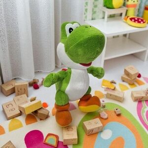9" Super Mario World Yoshi Plush Green Dinosaur Stuffed Toy Gift